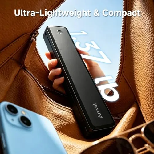 Another view of the A8 Portable Thermal Printer, Wireless Bluetooth Inkless Printer for Travel
