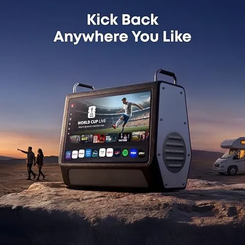 Close look at the Portable TV 15.6 Inch 1080P Smart TV with 60W Speakers build quality
