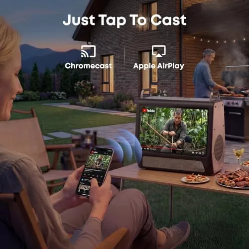 The Portable TV 15.6 Inch 1080P Smart TV with 60W Speakers compared in context