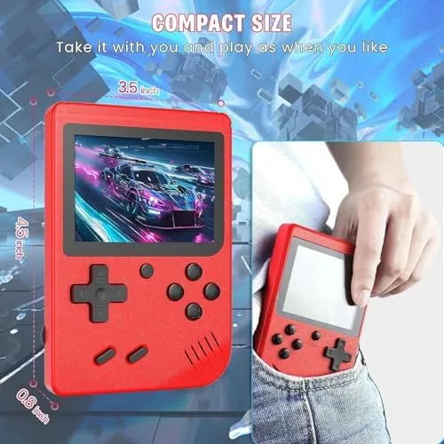 A classic platformer running on the handheld screen