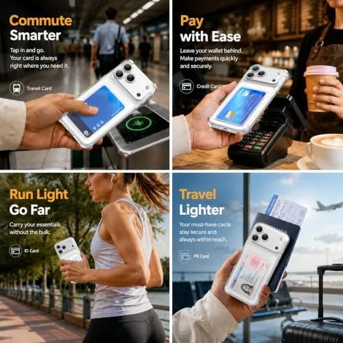 Testing the IAIYOXI Clear Wallet Case for iPhone 17, Slim Shockproof Phone over two weeks