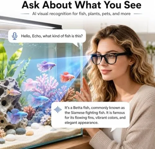 open-ear speaker drivers on the temples of the glasses