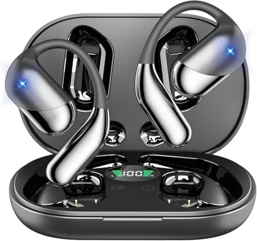 Open Ear Bone Conduction Headphones，,Over Ear Earbuds with Ergonomic Earhook,Bluetooth Headphones 5.4 with Smart Review: Tested and Rated