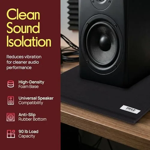 Close look at the Sound Dampening Speaker Riser Foam - 15" x 15" Audio build quality