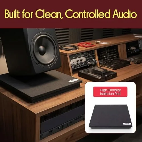 Testing the Sound Dampening Speaker Riser Foam - 15" x 15" Audio over two weeks