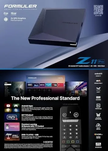 Another view of the Z11 Pro 4K Android 11 Media Player , HDR10+, 2GB