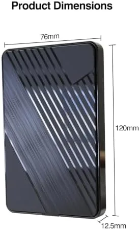 Testing the 500G External Hard Drive,USB 3.0 and USB-C Storage Expansion Mobile over two weeks