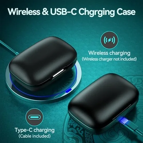Testing the Active Noise Cancelling Ear Buds Wireless Earbuds 80H Playtime Bluetooth over two weeks