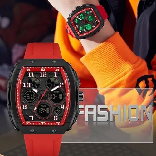 The findtime Watches for Men Relojes para Hombres Wristwatch with Digital in real use