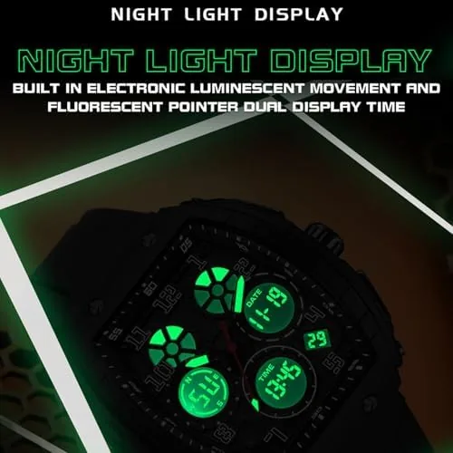 The findtime Watches for Men Relojes para Hombres Wristwatch with Digital compared in context