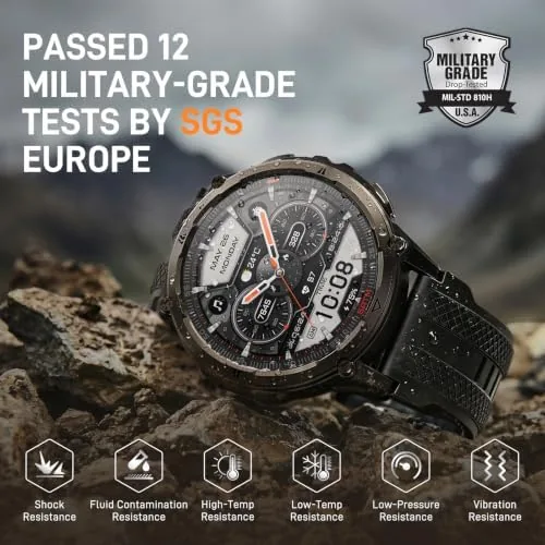 Close look at the KOSPET ORB 2 Smart Watch Rugged, Dual-Band GPS, 5 ATM build quality