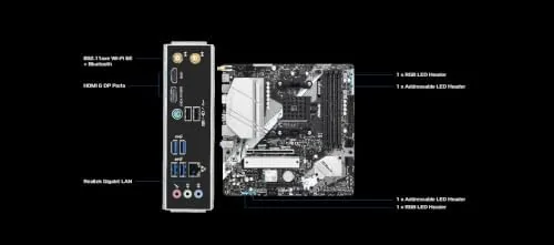 M.2 NVMe drive installed under the heatsink
