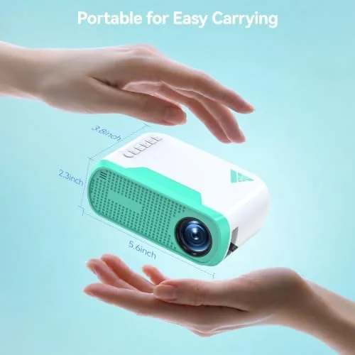 Another view of the Mini Movie Projector with Wired Screen Mirroring, Support HDMI USB