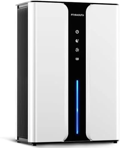 PTHRAOUTA Home Dehumidifier with Drain Hose, with Air Reusable Filter | (950 sq.ft) 95oz Review: Tested and Rated