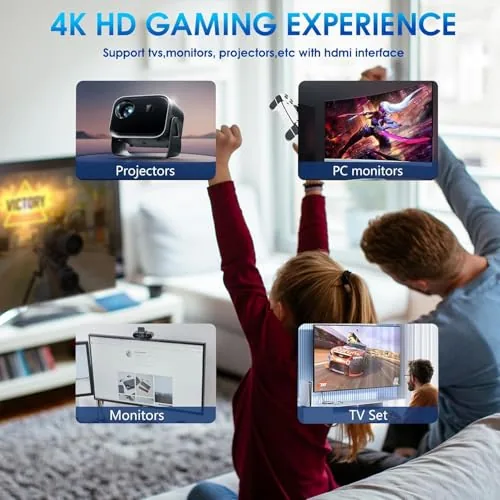 The on screen game selection menu showing emulator categories