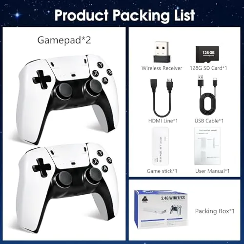 The console compared with a mini console replica and a handheld