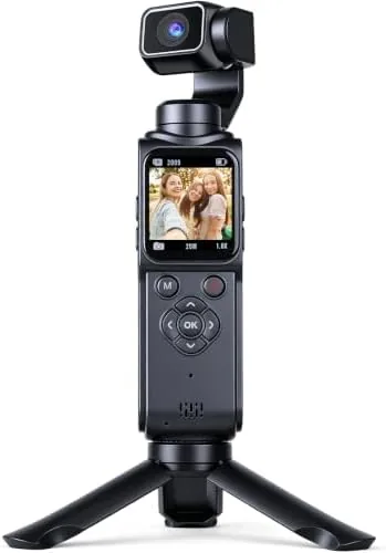The M105 pocket camera held in one hand