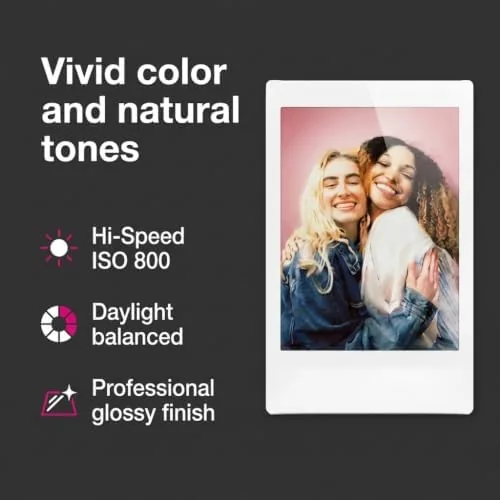 Instax Mini prints compared with a wide format print and a square print