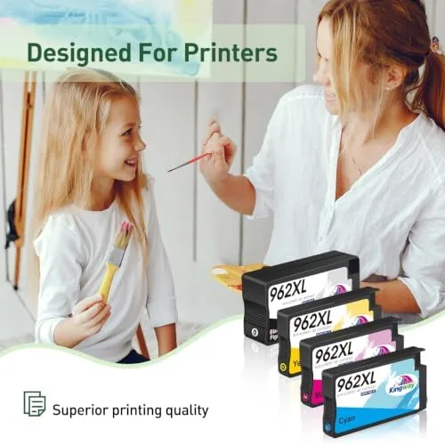 Another view of the KINGWAY 962xl Ink Cartridges Replacement for HP 962 962XL Printer