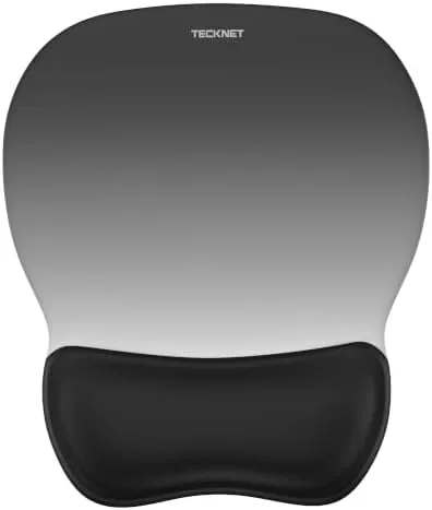 TECKNET Gel Ergonomic Mouse Pad with Wrist Rest, Non-Slip PU Base, Gradient | Comfortable Review: Tested and Rated