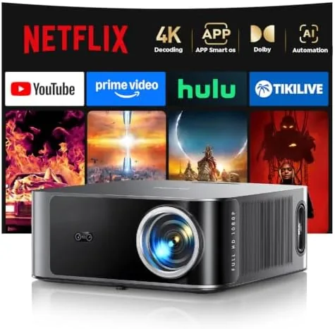 Smart Projector 4K with WiFi 6 Review: Home Theater in Any Room