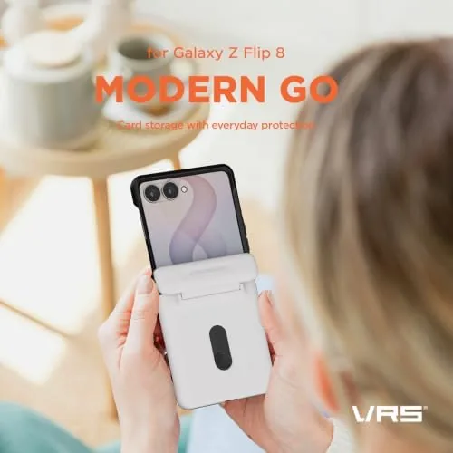 Close look at the VRS DESIGN Modern GO for Samsung Galaxy Z Flip 8 build quality