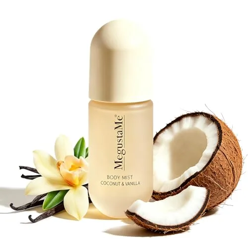 Coconut Vanilla Body Mist for Women, Light Fragrance Spray, Paraben‑Free & Phthalate‑Free, Vegan & Review: Tested and Rated