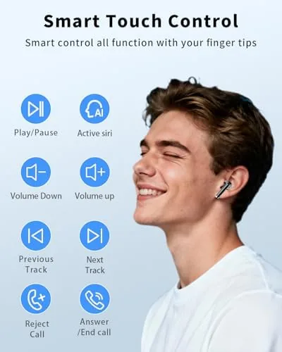 The Wireless Earbuds, Bluetooth 5.4 Ear Buds Bass Stereo, Headphones with in real use