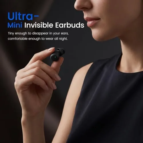 Close look at the ANC Sleep Earbuds for Side Sleepers, Mini Invisible Noise Cancelling build quality