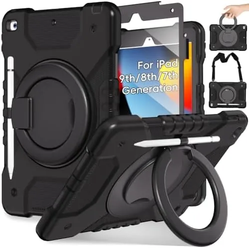 Overview of the Andnary Case for iPad 9th/8th/7th Generation 10.2 inch, Shockproof Cover