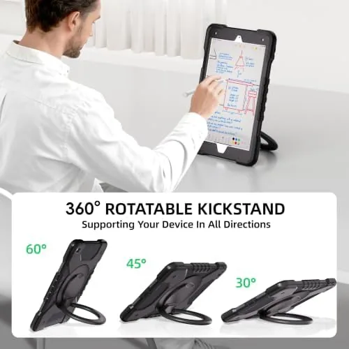 The Andnary Case for iPad 9th/8th/7th Generation 10.2 inch, Shockproof Cover in real use