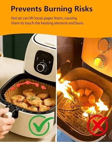 Close look at the 12PCS Air Fryer Liner Magnets with Silicone Clips (Red) | build quality