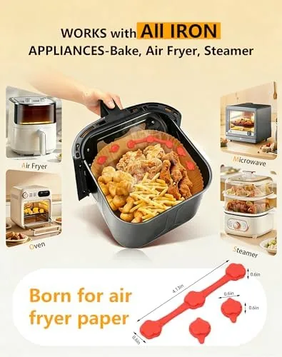 Testing the 12PCS Air Fryer Liner Magnets with Silicone Clips (Red) | over two weeks