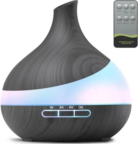 HJTHJT 500ML Essential Oil Diffuser for Home: 14 Color LED Humidifier | 2 Mist Review: Tested and Rated
