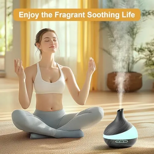 The HJTHJT 500ML Essential Oil Diffuser for Home: 14 Color LED compared in context