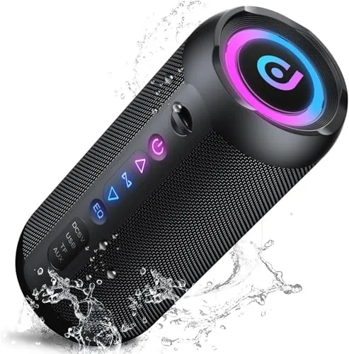 Overview of the Portable Bluetooth Speaker, Bluetooth 5.4 Speaker, 30W Dual Speaker, 2.0