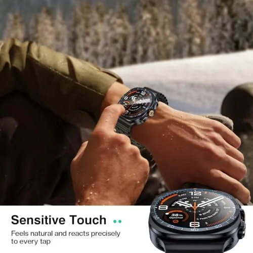 Another view of the Tensea 3Pack Screen Protector for Samsung Galaxy Watch Ultra 2