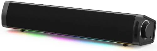Overview of the Computer Speakers for Desktop PC, RGB Gaming Soundbar with 3
