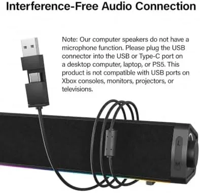 Testing the Computer Speakers for Desktop PC, RGB Gaming Soundbar with 3 over two weeks