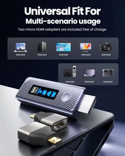 The Wireless HDMI Transmitter and Receiver 328FT/100M,4K Decode Plug & Play compared in context