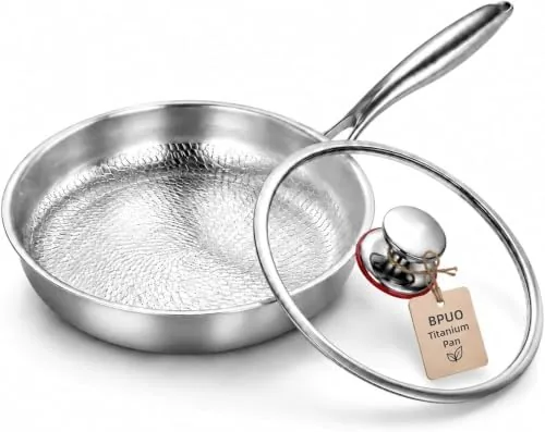 8 inch Titanium Pro Pan Review: Hammered Cookware for Even, Scratch-Resistant Cooking