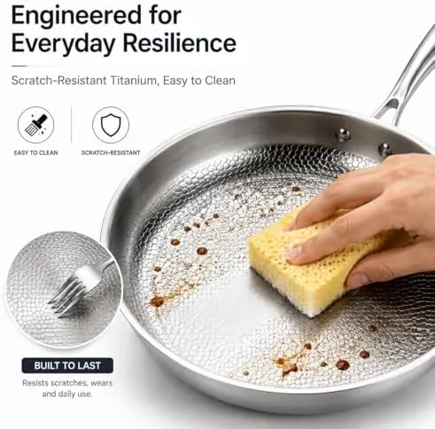 The pan with its glass lid covering a simmering sauce on the stove