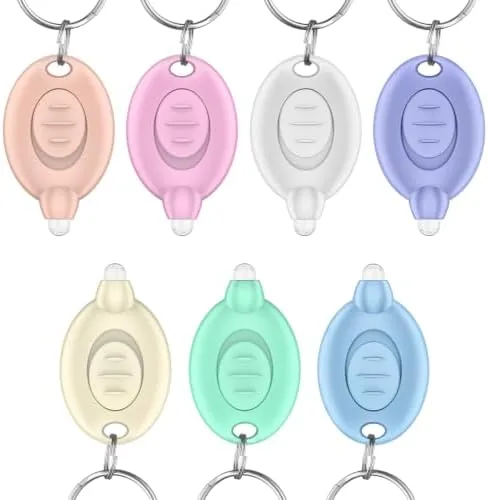 Overview of the Uniclife 7 Pack LED Keychain Flashlight, 12 Lumen Mini Flashlight