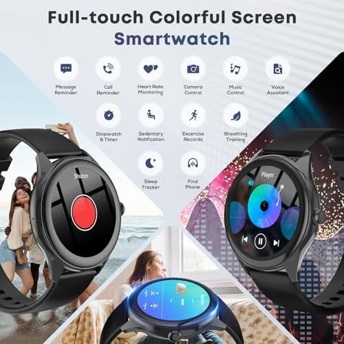 Close look at the Smart Watch for Men, 1.39" HD Touchscreen Smartwatch with 120 build quality