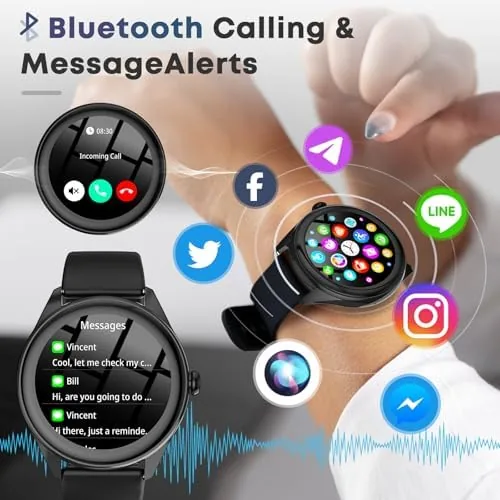 The Smart Watch for Men, 1.39" HD Touchscreen Smartwatch with 120 compared in context