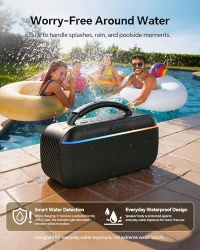 Testing the dbsono Portable Bluetooth Speaker Wireless, 100W Peak, Bluetooth 6.0, Black over two weeks