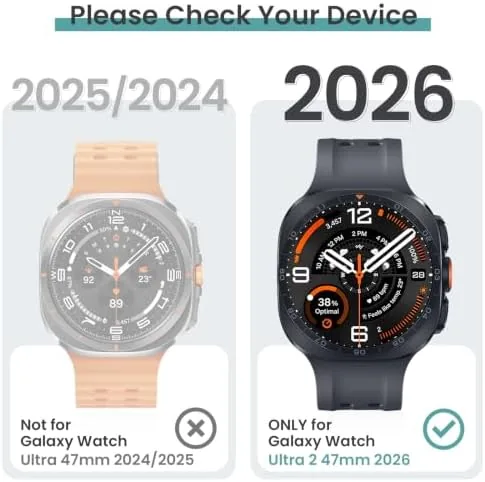 The bumper case snapped onto the watch with the tempered glass installed