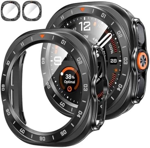 The Tensea 2P one piece case shown beside a Galaxy Watch Ultra 2