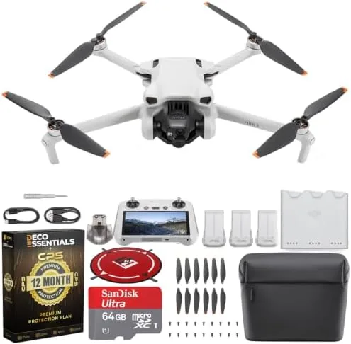 Overview of the DJI Mini 3 Fly More Combo with RC Remote 4K