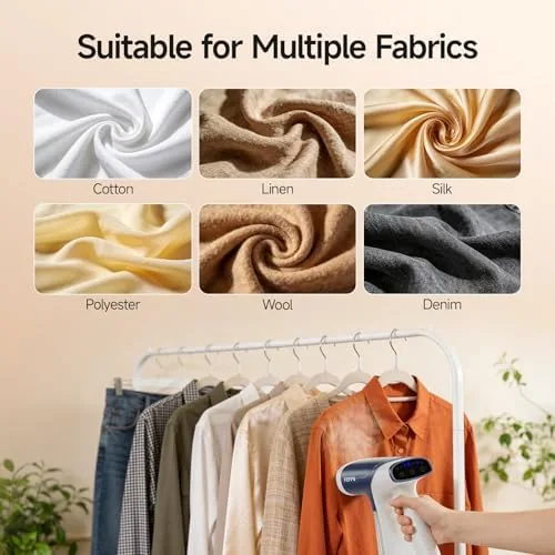The FEPPO Iron Vacuum Steamer for Clothes,Handheld Garment Steamer with Suction compared in context